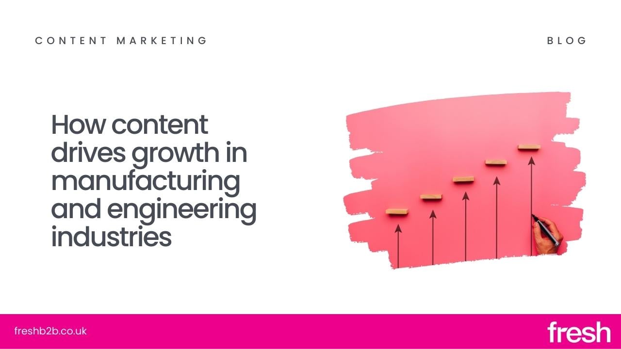 How content marketing drives growth in manufacturing and engineering ind